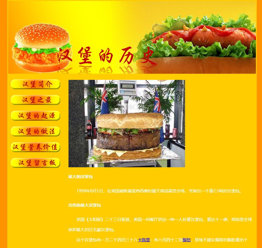 汉堡的起源 预览图1