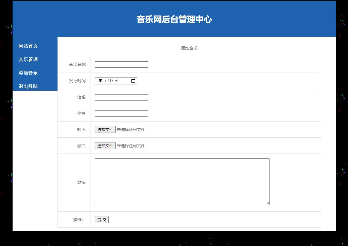 (含论文)PHP音乐网站源码下载 PHP毕业设计,大学生网页设计作业 预览图3