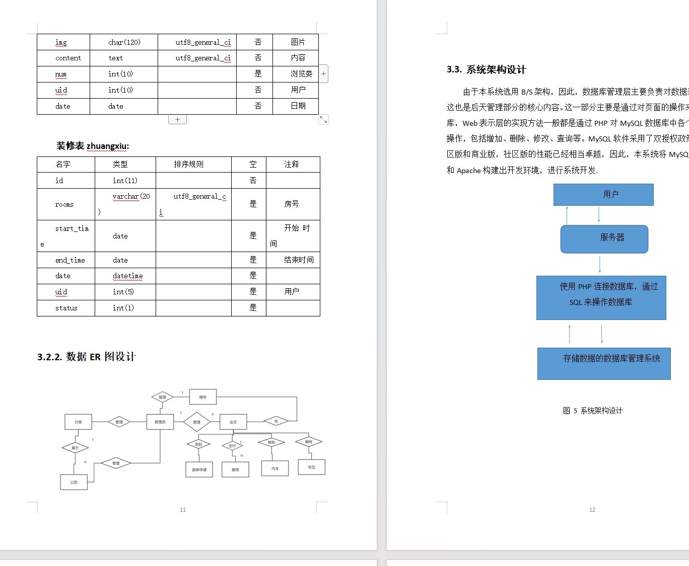 (含论文)基于PHP小区物业管理系统，php动态网站代码 预览图6