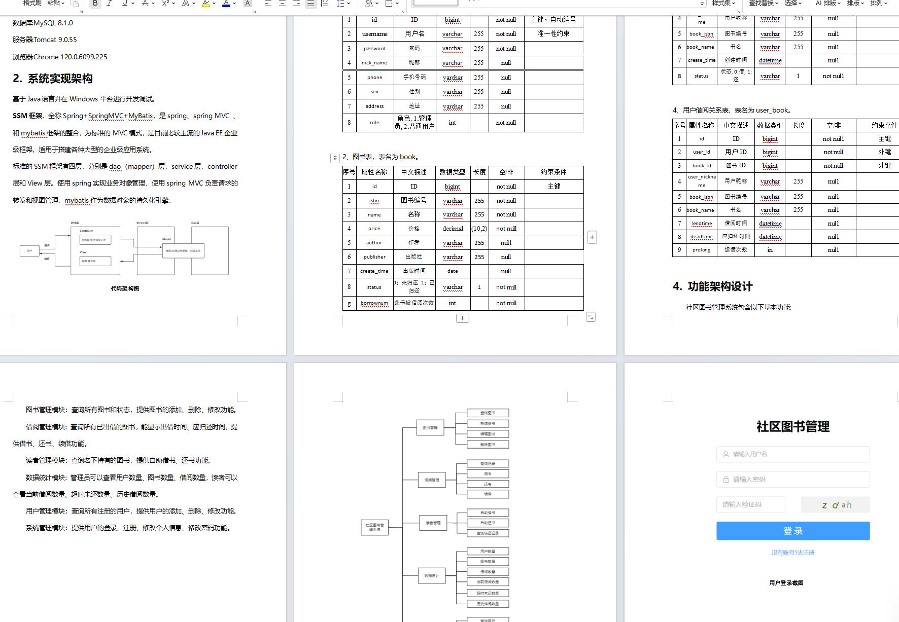 社区图书管理系统JAVA+MYSQL大学生毕业设计 预览图5